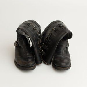 Frye Black Veronica Belted Tall